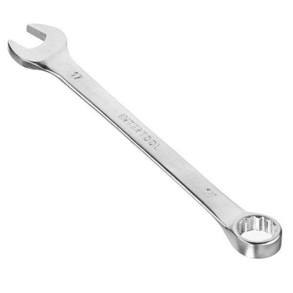 Combination spanner set of 6 pieces, 8-17 mm CrV Intertool HT-1201
