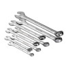 Combination spanner set 8 pcs, 8-19 mm CrV Intertool HT-1202