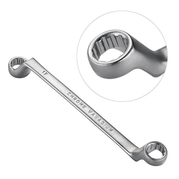 Set of socket wrenches, 6 pcs. 6-17 mm. CrV. Intertool HT-1101