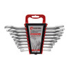 Set of 8 pcs. 6-22 mm CrV Intertool HT-1002 angle wrenches