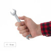 Set of combination keys 6 pcs. 6-17 mm Cr-V, satin-chrome coating; DIN3110, STORM Intertool XT-1101