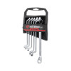Set of socket wrenches 6 pcs. 6-17 mm Cr-V, satin-chrome coating; DIN838 STORM Intertool XT-1201