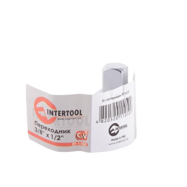 Adapter 3/8 x 1/2, CrV Intertool ET-1105