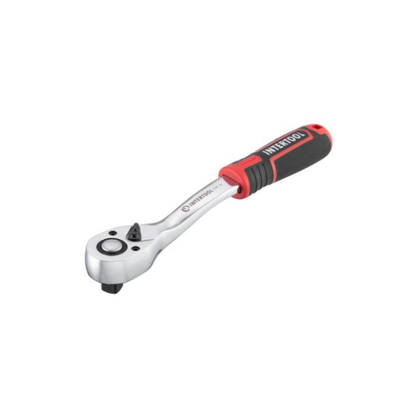 Ratchet handle with 72 teeth 3/8, Cr-V STORM Intertool ET-8002