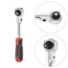 The handle with a ratchet mechanism is rotary, 72 teeth 1/2, Cr-V STORM Intertool ET-8009
