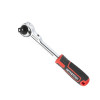 The handle with a ratchet mechanism is rotary, 72 teeth 1/2, Cr-V STORM Intertool ET-8009