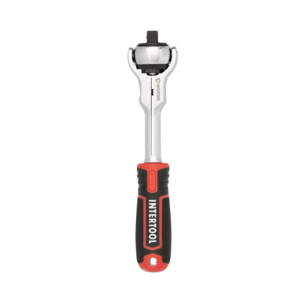 Handle with a ratchet mechanism, 72 teeth 3/8, Cr-V STORM Intertool ET-8008
