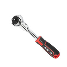Handle with a ratchet mechanism, 72 teeth 3/8, Cr-V STORM Intertool ET-8008