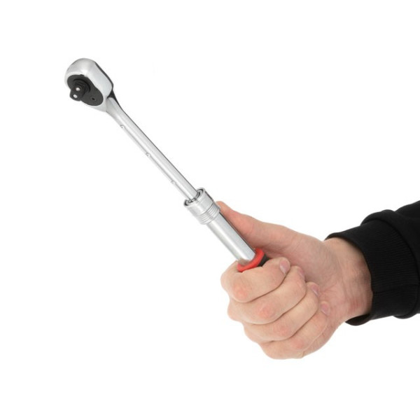 Handle with ratchet mechanism telescopic, 72 teeth 3/8, Cr-V STORM Intertool ET-8005