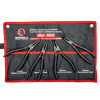 Set of pliers (4 pcs) for removing and installing locking rings 180 mm, 40CrV, phosphated, polished. Intertool HT-7015