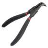 Pliers for removing and installing circlips 180 mm, curved on a clamp, 40CrV, phosphated, polished. Intertool HT-7019