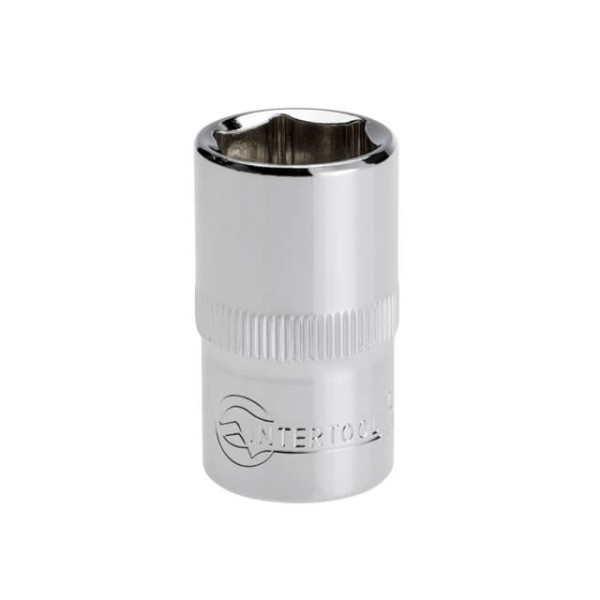 Головка шестигранна 1/2 16 мм x 38 мм CrV Intertool ET-0016
