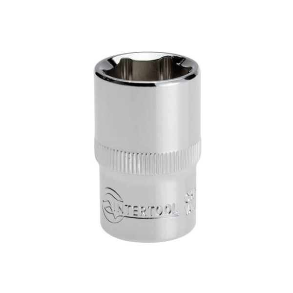 Головка шестигранна 1/2 17 мм x 38 мм CrV Intertool ET-0017