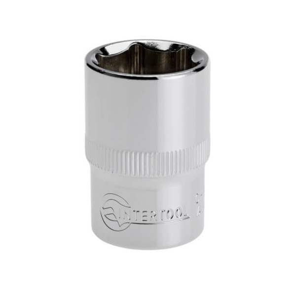 Hex head 1/2 19 mm x 38 mm CrV Intertool ET-0019