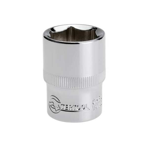 Головка шестигранна 1/2 20 мм x 38 мм CrV Intertool ET-0020