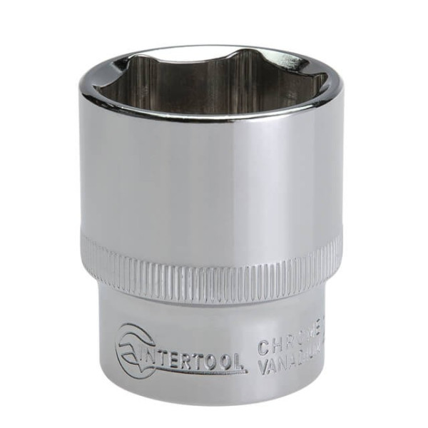 Головка шестигранна 1/2, 29 мм, Cr-V Intertool ET-0029