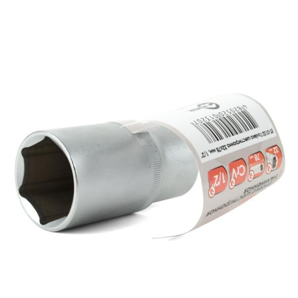 Головка шестигранная удлиненная 1/2 32 мм*78 мм CrV Intertool ET-0132