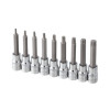 Bit set TORX 1/2 T20-T60, 100 mm, S2, STORM Intertool ET-8401