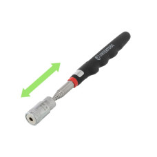 Magnetic telescopic gripper with LED illumination 190-810 mm, 2.25 kg Intertool ET-1017