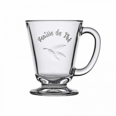 Glass with handle La Rochere FEUILLE DE THE, h 11.5 cm, 270 ml