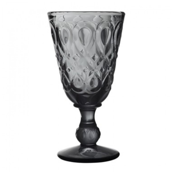 La Rochere Lyonnais wine glass, anthracite, h 16.5 cm, 230 ml