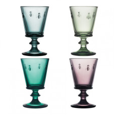 Set of multi-colored glasses La Rochere Abeille h 14 cm, 240 ml, 4 pcs.