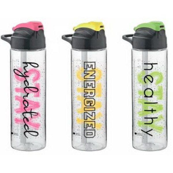 Water bottle with straw 630 ml SNT Ukraine