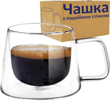Чашка з подвійною стінкою 200 мл.