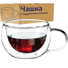 Чашка з подвійною стінкою 200 мл.