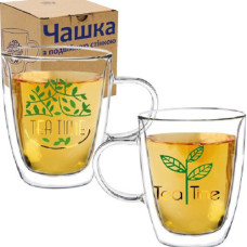 Чашка з подвійною стінкою Tea time 380 мл SNT Україна