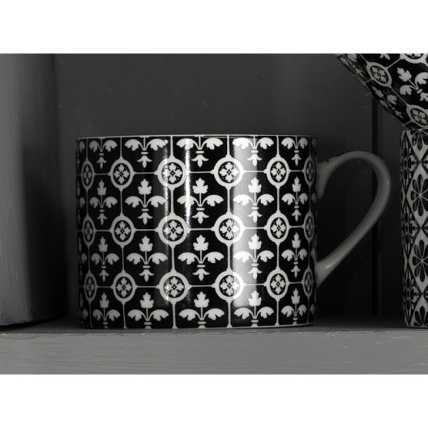 Чашка для чая CreativeTops Encaustic Tiles FLEUR DES LYS, фарфор, 450 мл