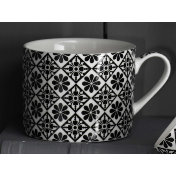 Чашка для чая CreativeTops Encaustic Tiles PETALS, фарфор, 450 мл