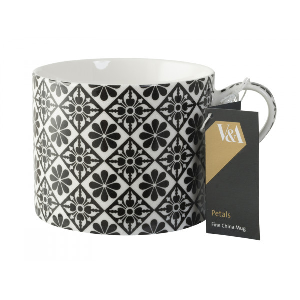 Чашка для чая CreativeTops Encaustic Tiles PETALS, фарфор, 450 мл