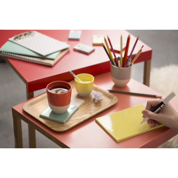 Revol Color Lab tea cup, gray, diameter 8 cm h 8.8 cm, 0.2 l