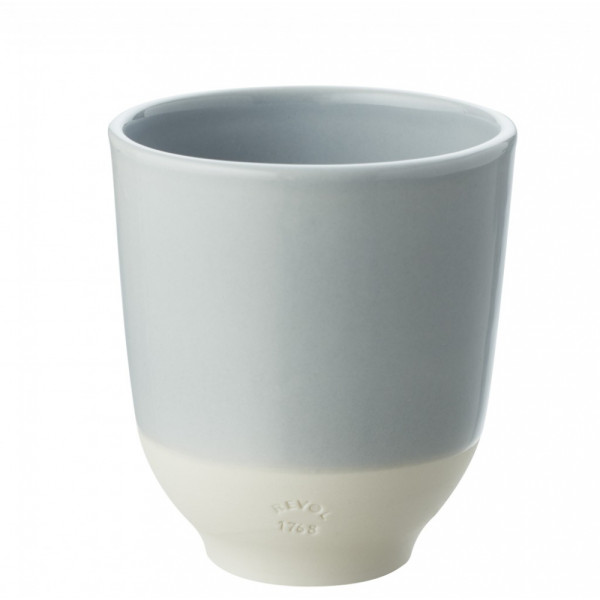 Revol Color Lab tea cup, gray, diameter 8 cm h 8.8 cm, 0.2 l