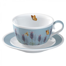 Чашка с блюдцем CreativeTops LAVENDER, фарфор, 140 мл