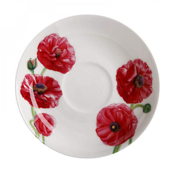 Чашка с блюдцем Maxwell Williams Ranunculus FLORIADE, фарфор, 480 мл