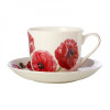 Чашка с блюдцем Maxwell Williams Ranunculus FLORIADE, фарфор, 480 мл