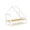 White children's bed 80x190 cm, SportBaby