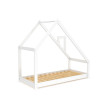 White children's bed 80x190 cm, SportBaby