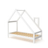 White children's bed 80x190 cm, SportBaby