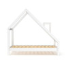 White children's bed 80x190 cm, SportBaby