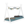 Children's bed-house Wigwam White 80x160 cm, SportBaby