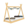 Children's bed-house Wigwam varnish 70x140, SportBaby