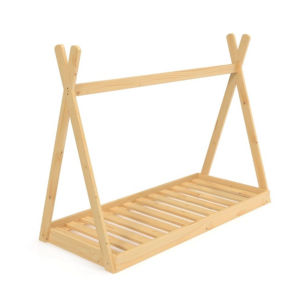 Children's bed-house Wigwam varnish 70x140, SportBaby