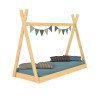 Children's bed-house Wigwam varnish 80x160 cm, SportBaby