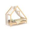 Lacquered children's bed 80x190 cm, SportBaby