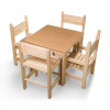 Beech children's table and chair and 4 chairs from SportBaby