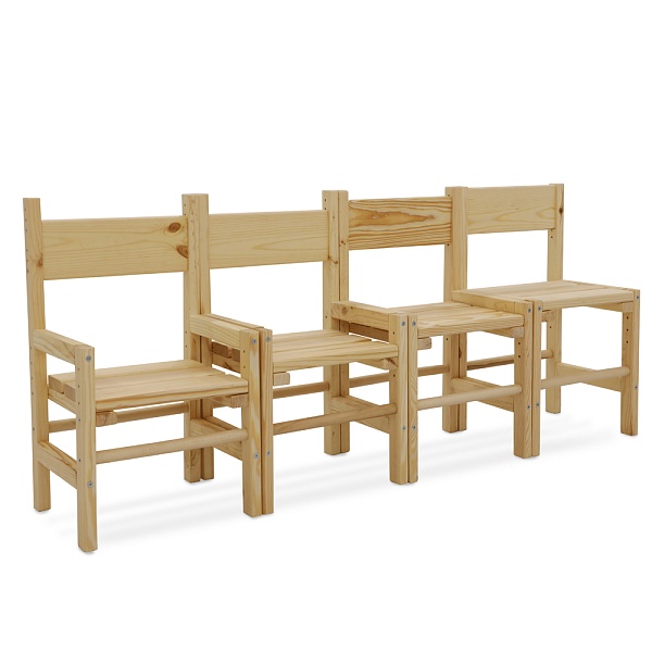 Children's high chair Cosna 28-32-36 SportBeby