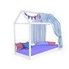 White house bed 80x190 cm SportBaby